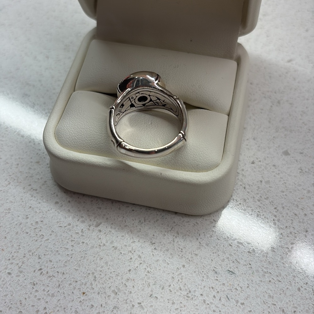 John Hardy Sterling Silver Bamboo collection ring - Picture 3 of 4